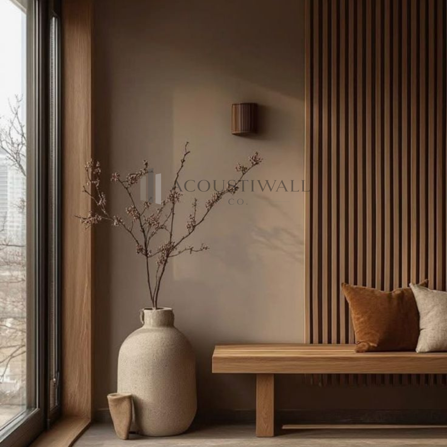 AcoustiWall Pro™ Flexible Acoustic Panel – 300 × 40 cm